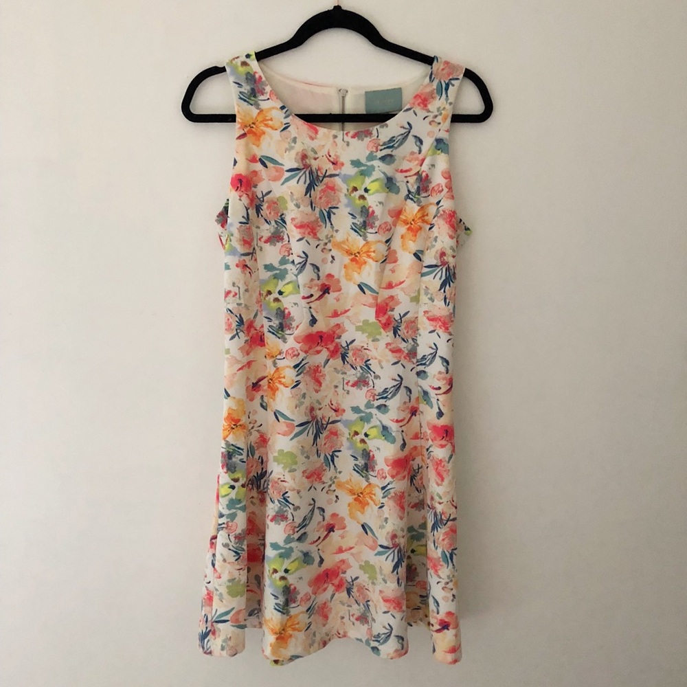 anthropologie// skies are blue dress